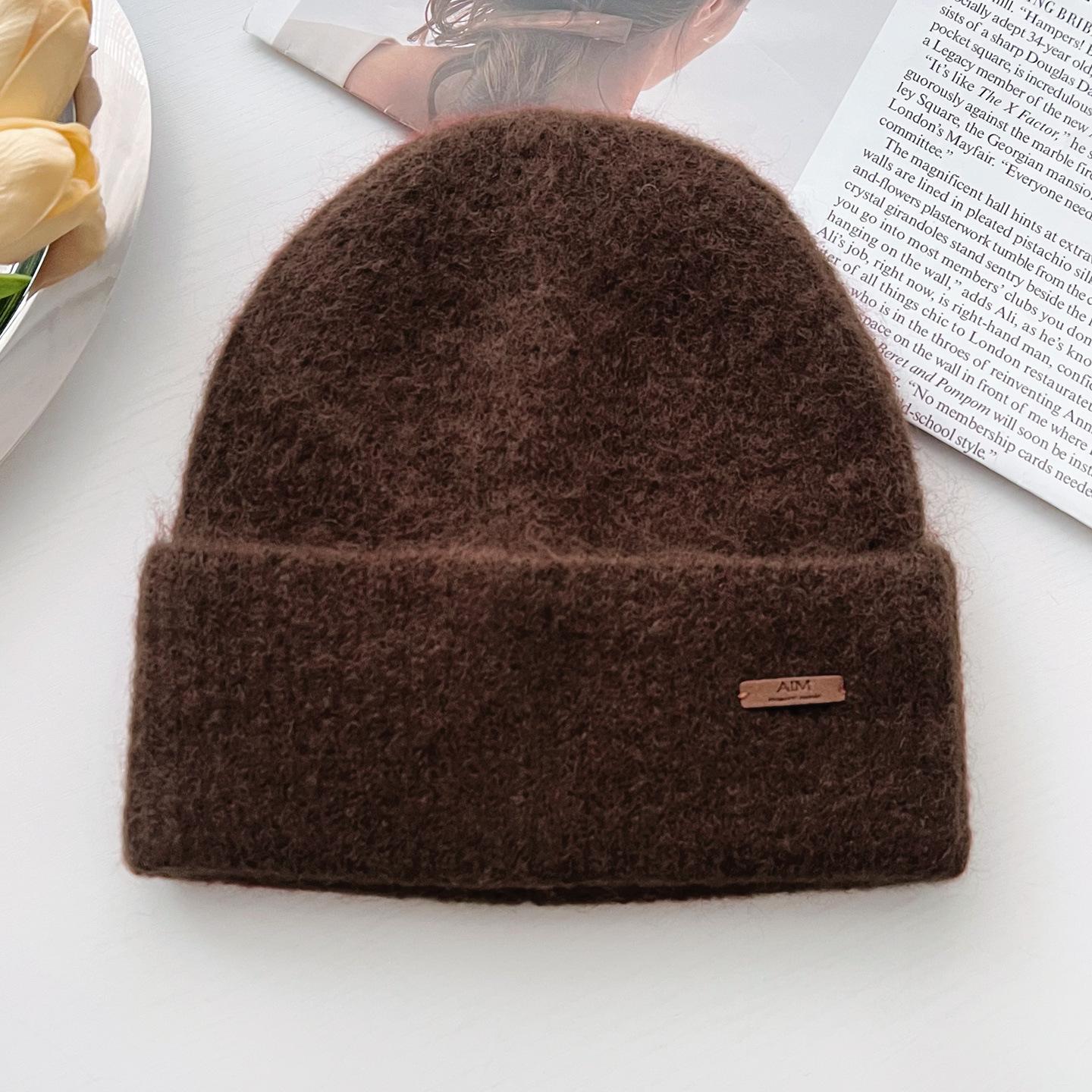 

Solid Color Knitted Beanies Hat Winter Warm Women Wool Hat Multicolor Skullies Caps Soft Elastic Cap Sport Bonnet Gorro