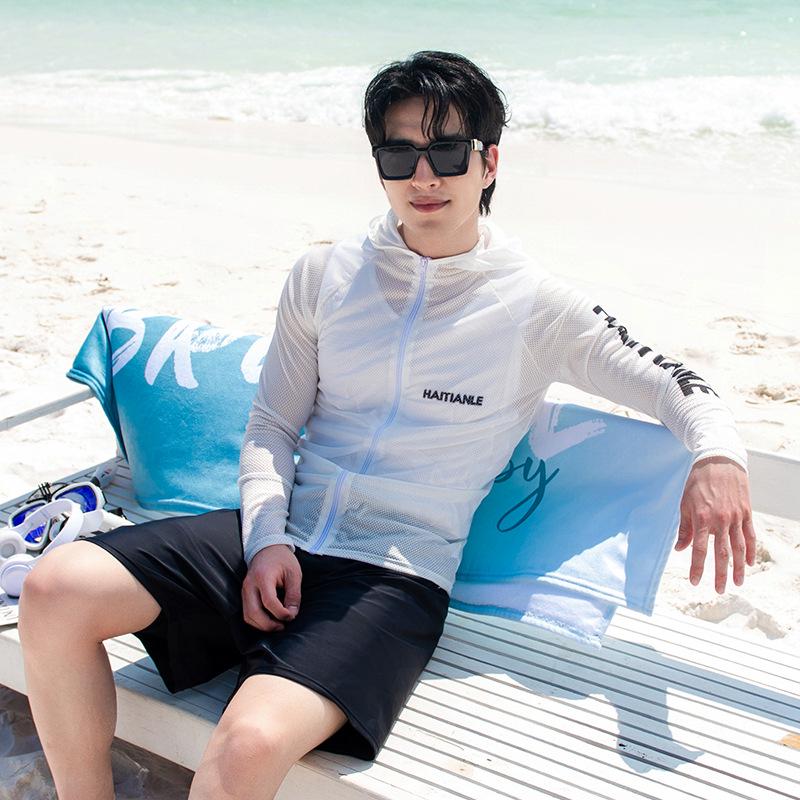 

2025 Купальники для серфинга для пар с колорблоком: Комплект с длинным рукавом и брюками для пляжа и дайвинга XXXL