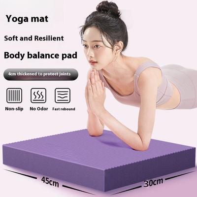 45*30Cm Yogamatte Dick Rutschfest Gymnastik Fitnessmatte Pilates Reformer Yoga Knie Core Krafttraining Trainingsmatte Für Zuhause