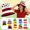Football Fan Flag Themed Hats, Party Hats, Celebration Hats, Hats For Watching And Cheering The Game.