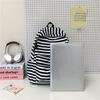 Striped Print Student Schoolbag Women's Large Capacity Commuter Backpack