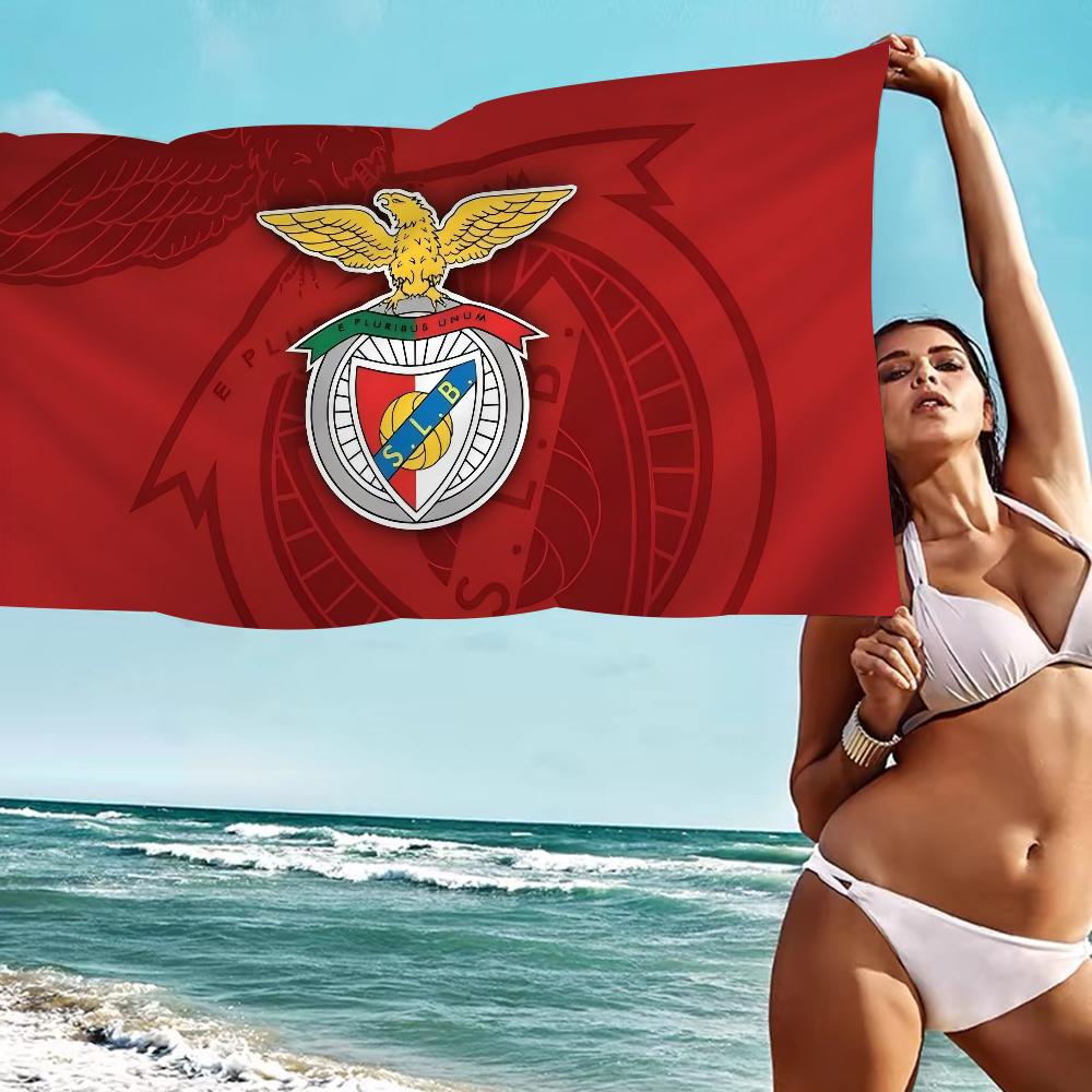 Ποδοσφαιρικός Σύλλογος B-Benfica Πετσέτα Μπάνιου Μικροΐνες Μαλακή Απορροφητική Αεριζόμενη Για Κορίτσια Παιδιά Διακοσμητική Κινούμενα Σχέδια Πετσέτα Παραλίας