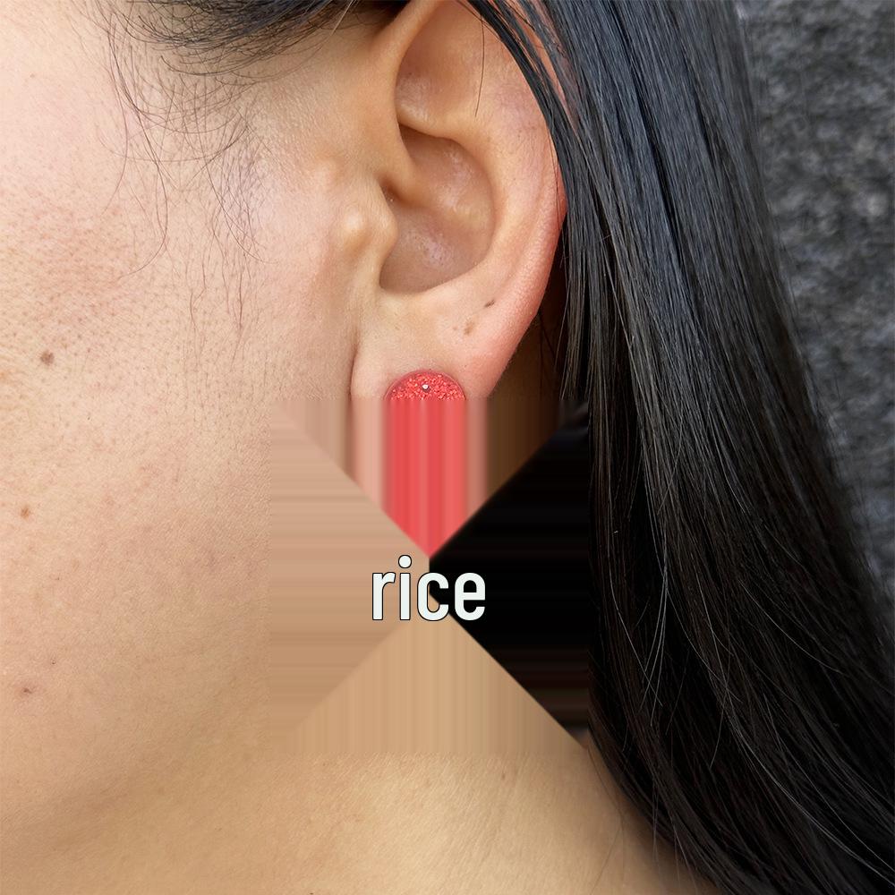 Colorful Lollipop Resin Earrings - Festive Christmas Candy Style for Women