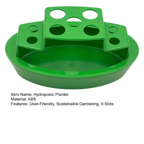 Hydroponic Scallion Planter Scallion 9 Slots Planter for Soil-Free Kitchen Counter Regrowing Container Scallion Regrowth Balcony