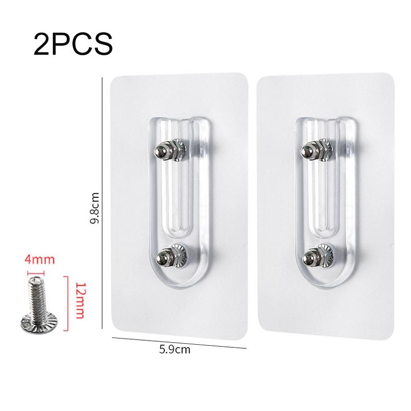 

2 шт. регулируемые наклейки на винты прочный клей бесшовный липкий настенный крючок гвоздь монтажная стойка двойные колышки настенные крючки для картин комплекты