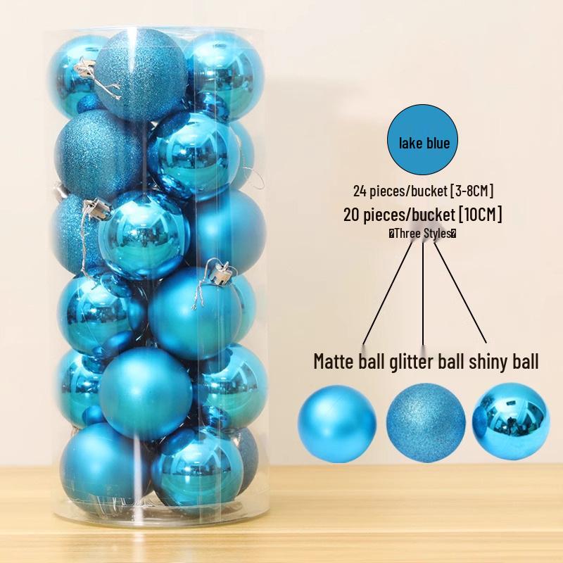 

Набір різдвяних прикрас 5 см: Гальванізовані пластикові підвісні кулі 4cm - 24 Pieces