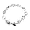 Monaco Evil Eye Series 925 Silver Bracelet Women's Silver AB4355XKB