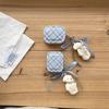 Rhombus for Airpods4 Apple Bluetooth Wireless 1/2/3 Generation Pro2 Earphone Cover Pendant Cute Bear Girl