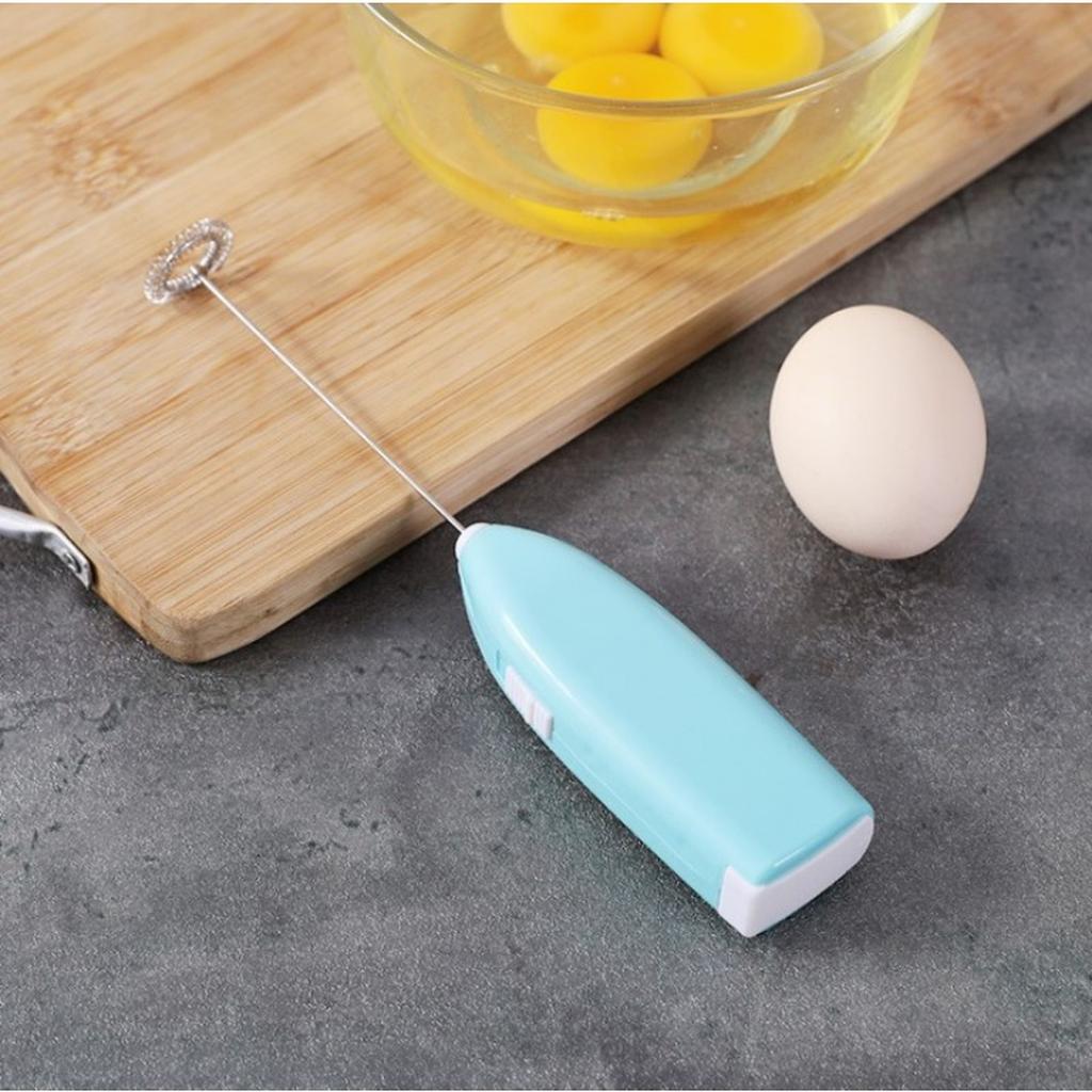 Handheld Electric Egg Beater Mini Mixer for Home Baking Cream Whipping and Egg Stirring with Stainless Steel Whisk Shaft