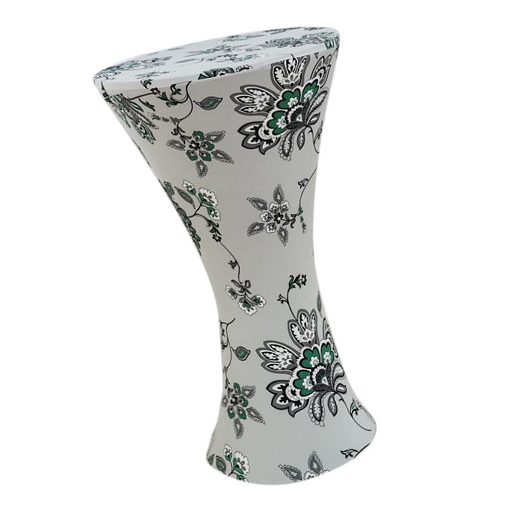 Various Spandex Fitted Round Base Table Cocktail Tablecloth - , 60x110cm