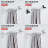 Stainless Steel Suction Towel Rack Bathroom Wall Mount For Home Organization