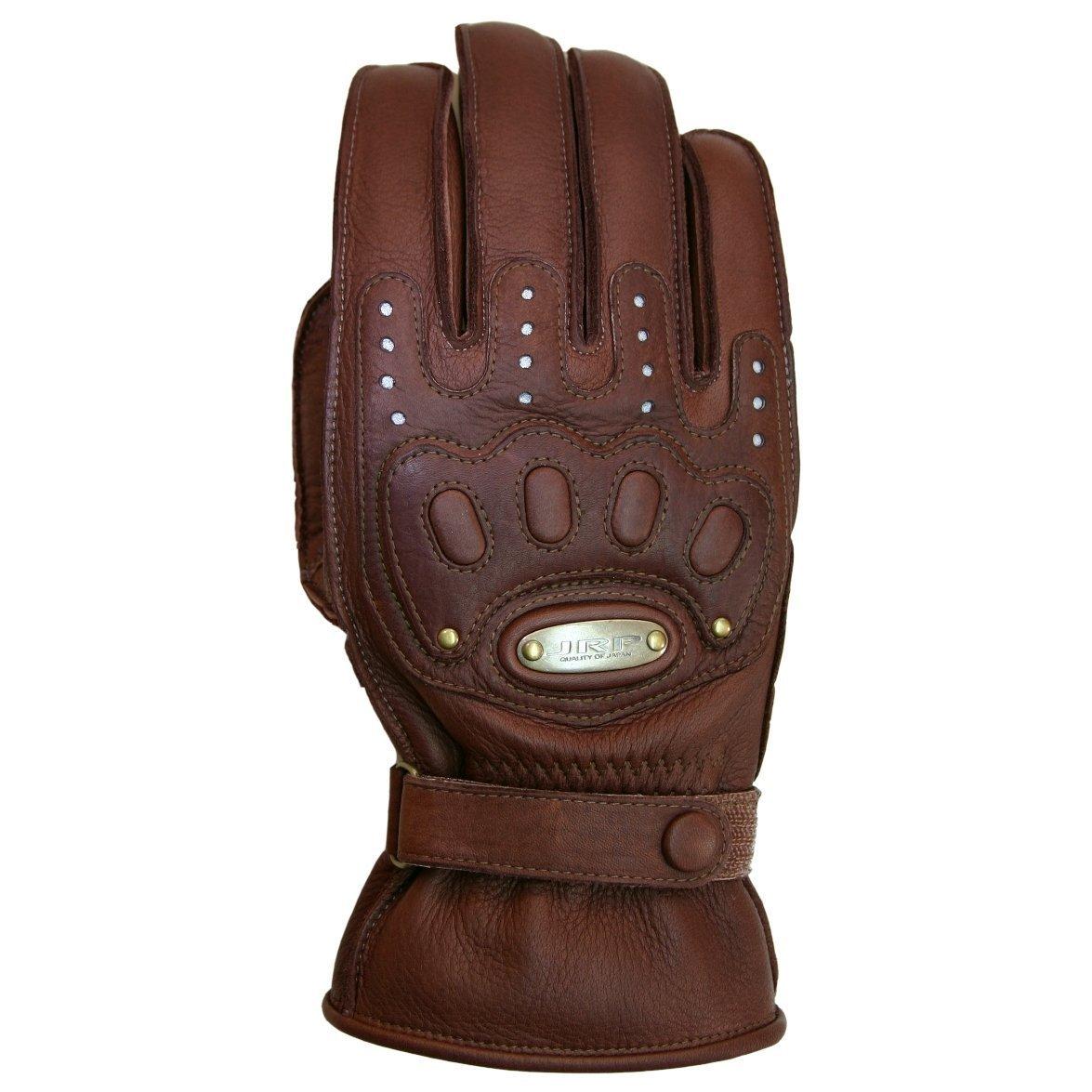 

JRP Motorcycle Leather Gloves DRN Brown LL