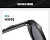 Circular Large Frame Sunglasses New Splicing Sunglasses Fashionable and High-end Women's Sunglasses