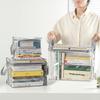 Boîte Livre Pliable Dortoir Étudiant Salle de Classe Organisateur de Livres Transparent Imperméable Ménage Boîte de Rangement pour Organisation de Livres Accessoires