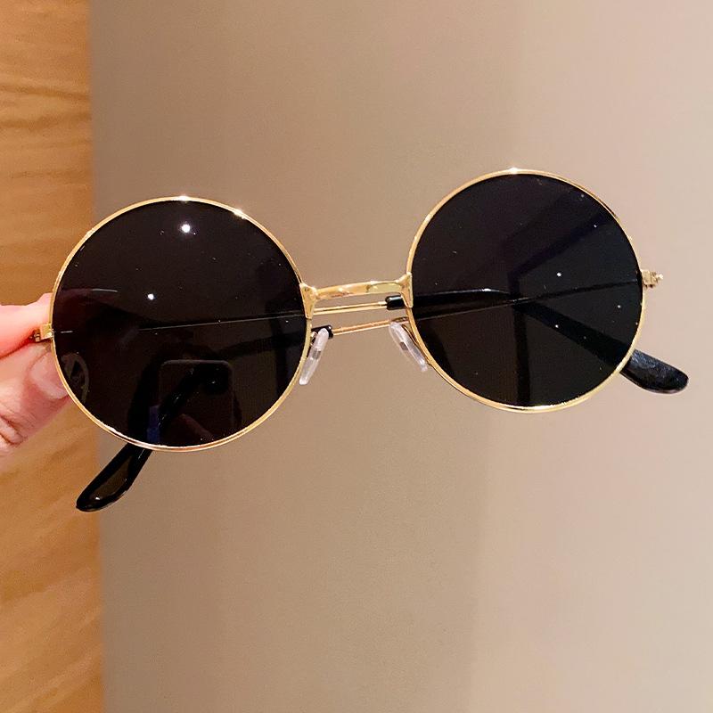 Children'S Uv Protection Black Sunglasses Boys Outdoor Beach Shading Black Frame Glasses Girls Sunglasses