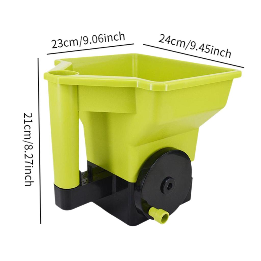 Handheld Seed Spreader Fertilizer Spreader Dispenser Adjustable Portable Garden Planter Tool Lawn Seed Spreader Yard Fertilizer
