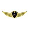 1Pcs Car Badge Metal Wings Body Decoration Sticker Accessories For Audi Q5 Q7 S8 RS5 RS3 RS6 A6 A7 A8 A3 A4 A5 S3 S4 S5 S6 S7 TT