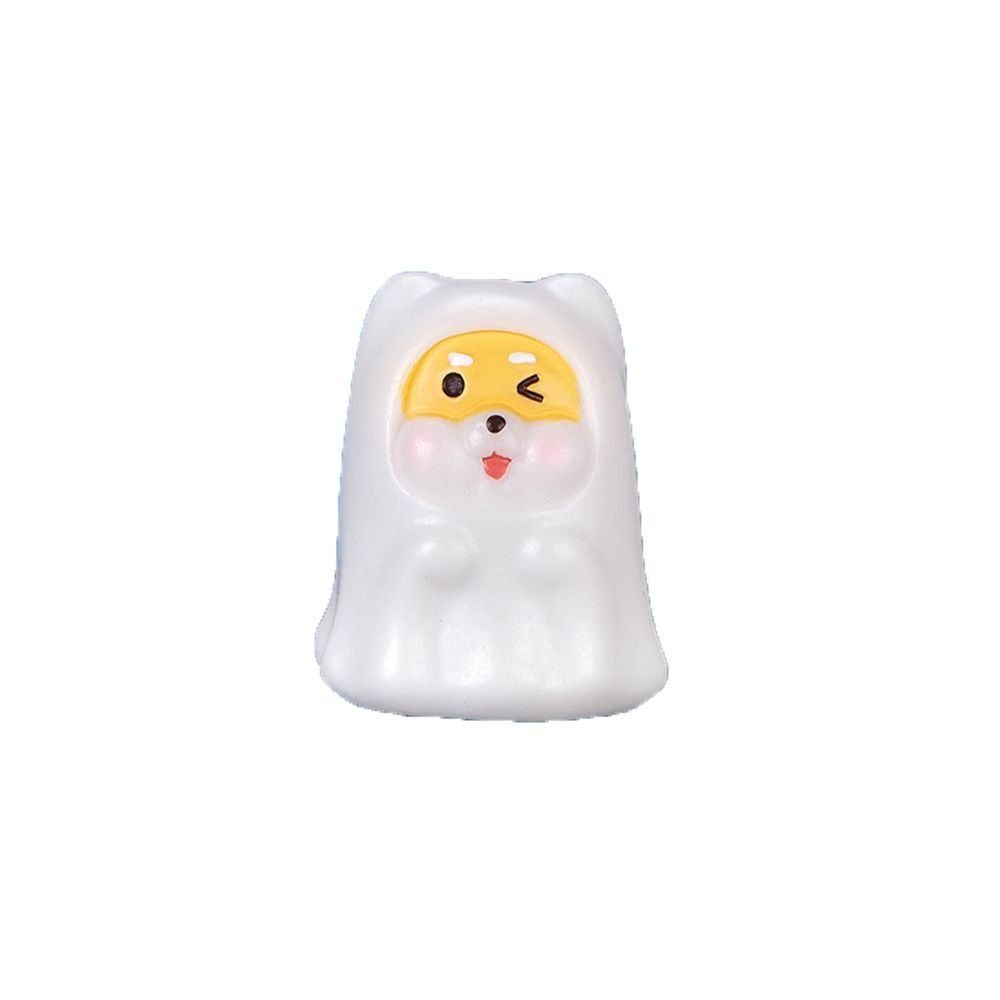 Cartoon Style Resin Craft Halloween Figurine DIY Ghost Halloween Small Ornament Elf Cute Pumpkin Statue Embellishment
