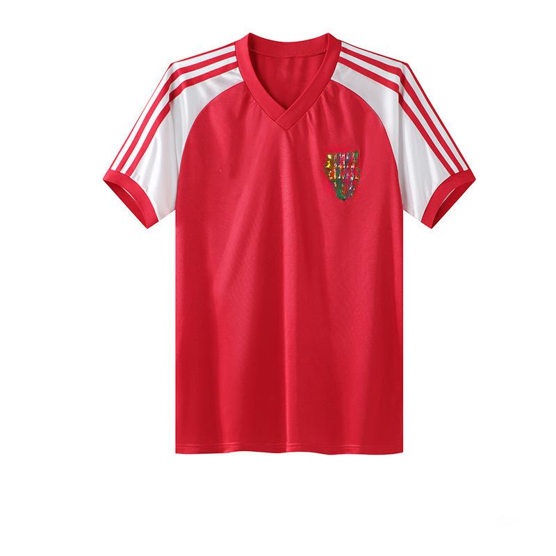Off-topic Cross-border Spanish and Polish Vintage Poland, Mexico, and Wales Vintage Jerseys, Loose Short-sleeved Football Jerseys