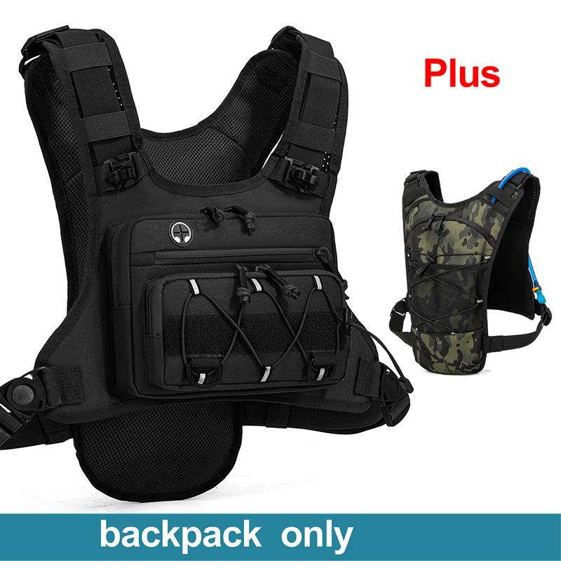 15L Molle Tactical Backpack Bicycle Backpacks Outdoor Sports Cycling Hydration Climbing Hiking Camping Hiking Fishing Bike Bag