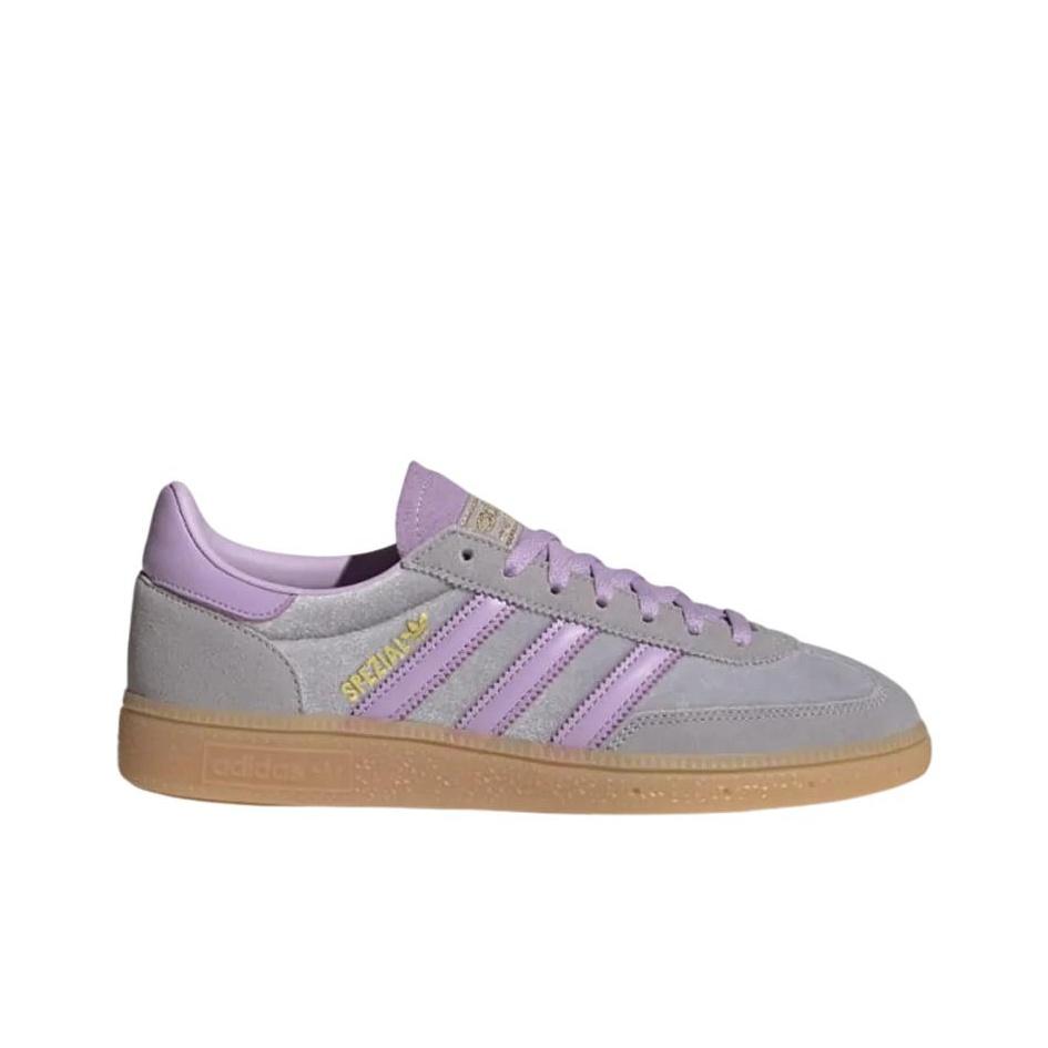 Adidas  Handball Spezial Glory Grey Powder Plum Gum Women Sneakers JR3646