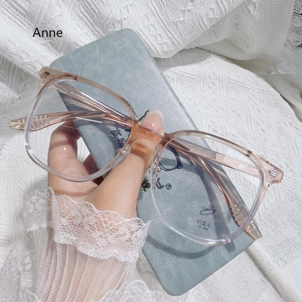 Blue Light Myopia Women New Style Eyeglasses Oversize Glasses Frame Vintage Round Frame Eyewear Diopter 0 To -4.0 Clear Glasses
