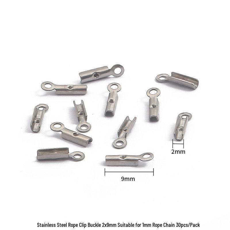 

Застежка-карабин из нержавеющей стали для бисероплетения и аксессуары с проволочной пряжкой 30 pieces per pack