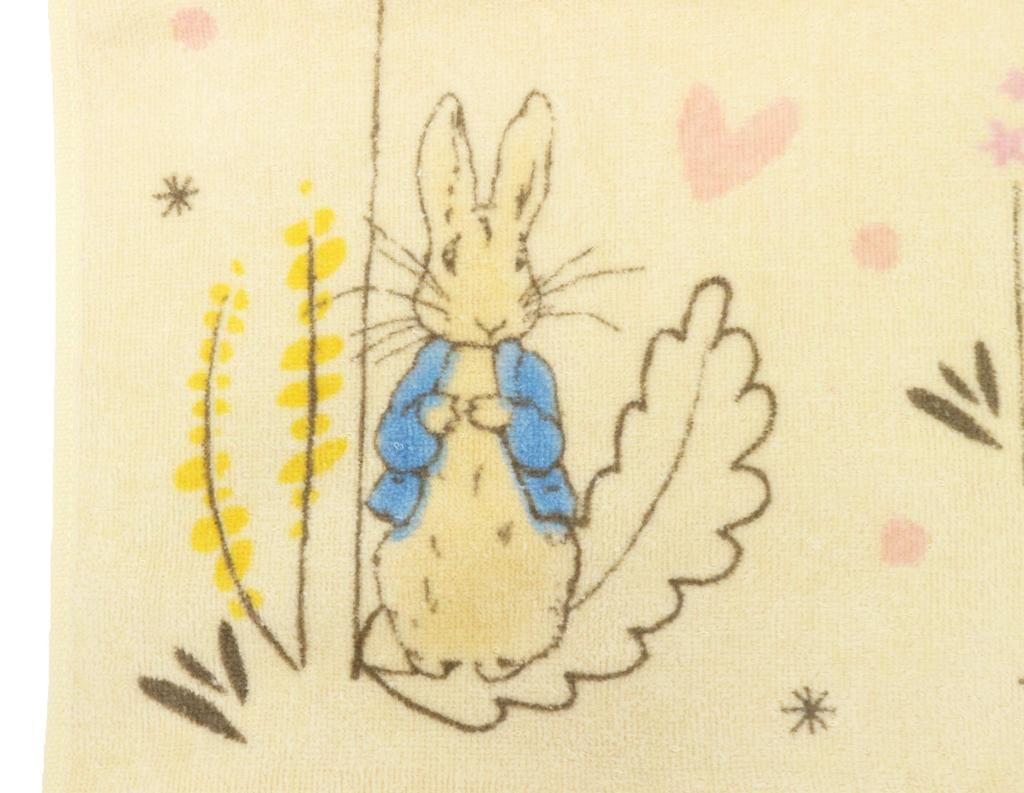 Marushin Peter Rabbit Face 34 X Sleeping 5605008500 Towel, 80cm, Peter, 100% Cotton, Embroidered,