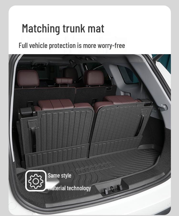 TPE Full-Coverage Floor Mats for Chery Tiggo 8, 6 & 7-Seater (2018-2025 Pro Plus Models)