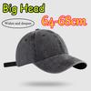 64-68cm Großer Kopf Mann Übergröße Baseballkappe Herren Weiches Denim Waschung Alt Sonnenschirmkappe Damen Oversize Sport Snapback Hüte Trucker-Kappe Papa