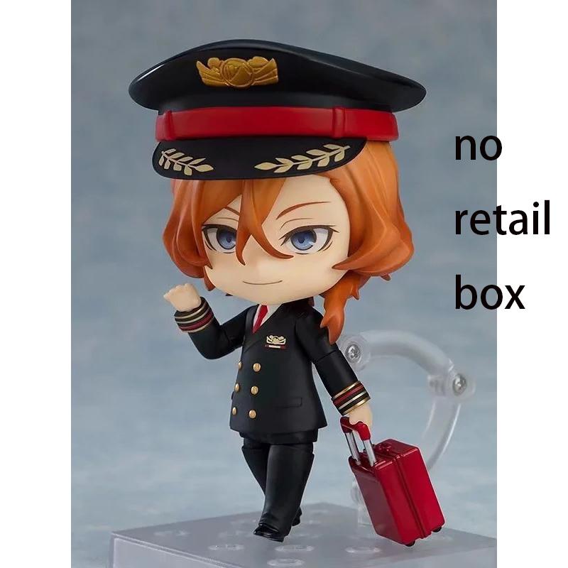 

Amine Bungo Stray Dogs 1415# Dazai Osamu 1414# Nakahara Chuya Cute Ver. Pilot Cute Action Figure Toys