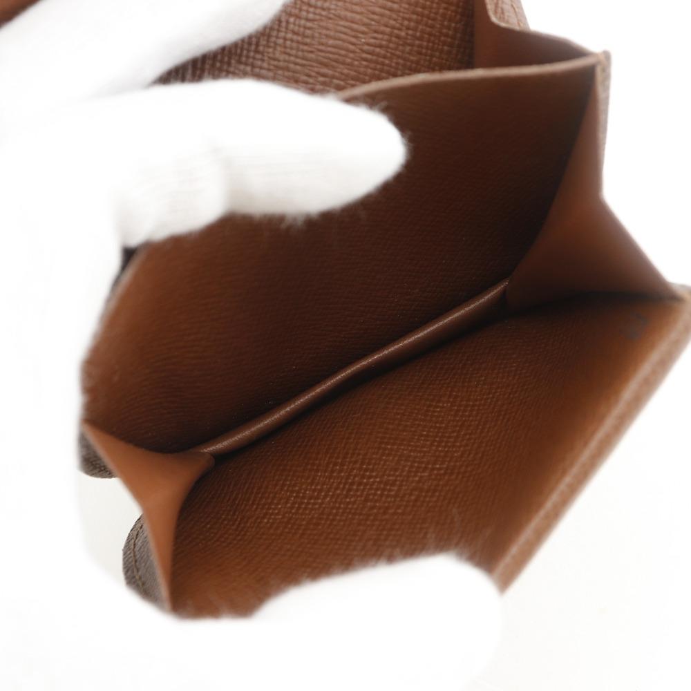 LOUIS VUITTON Porto Moneguse Coin Purse M61970 Brown Monogram canvas unisex Used