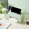 Facial Tissue Holder Modern Dispenser Box for Living Room Vanity Green