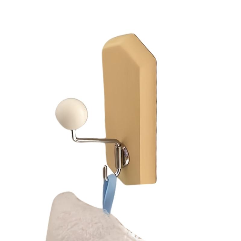 

Sturdy Beechwood Magnetic Hook for Wall Mounted Storage and Space Organization Without Drilling Or Damage жовтий