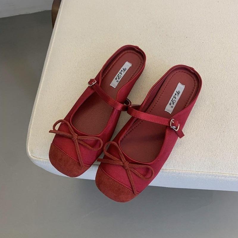 

Модные новые стильные роскошные атласные шелковые балетки женские классические с квадратным носком, с бантом, на резинке, балетки, женские мягкие лоферы 39 красный