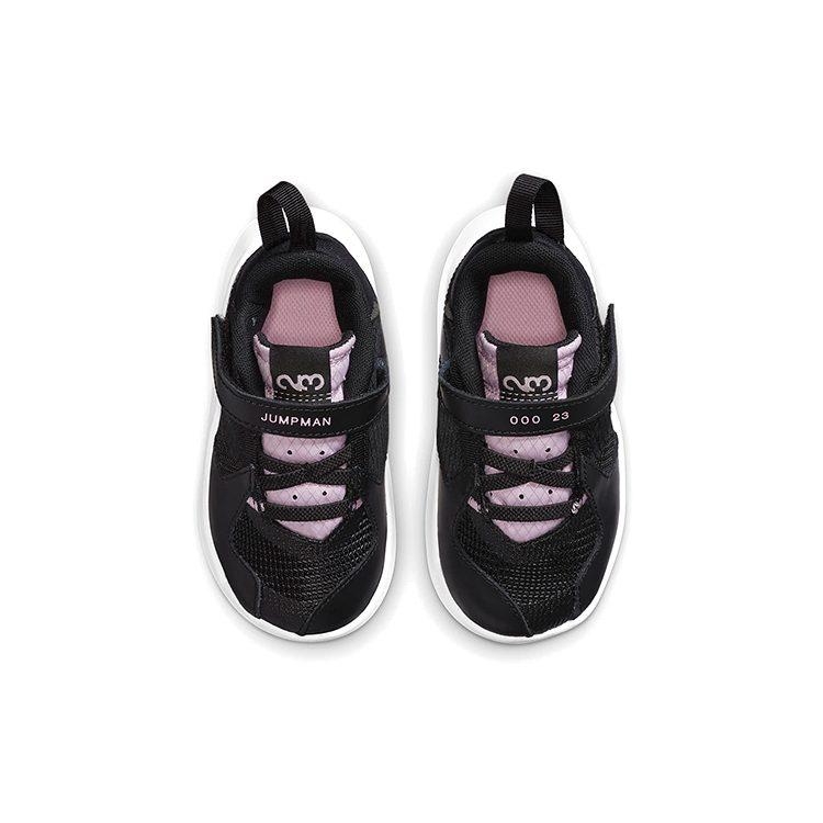 Jordan Delta Hook and loop Abrasion Resistant Breathable Support Low top Sports Casual Shoes Black Purple DB6199-016