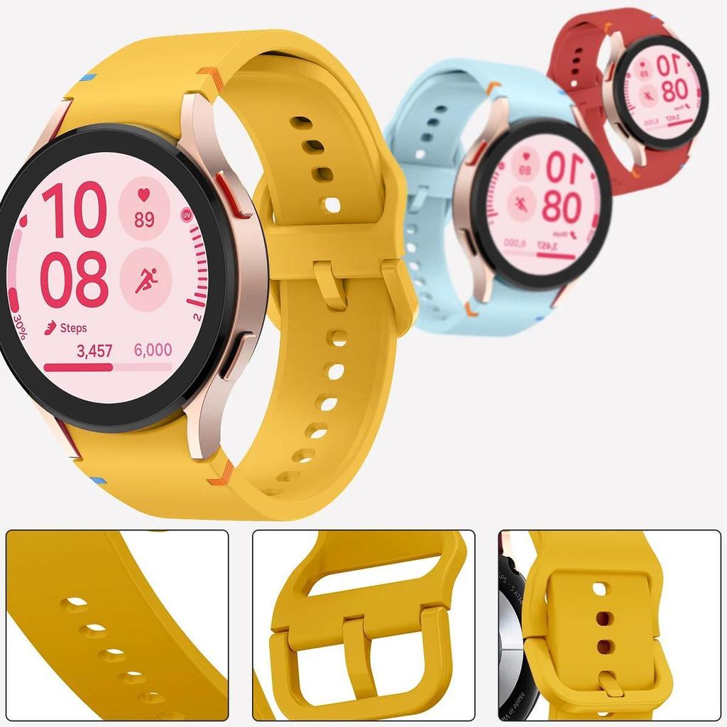 NEW Silicone Strap for Samsung Galaxy Watch 7 6 5 4 40mm 44mm 5Pro 45mm Sport Bracelet for Galaxy Watch 6 Classic 43mm 47mm Band