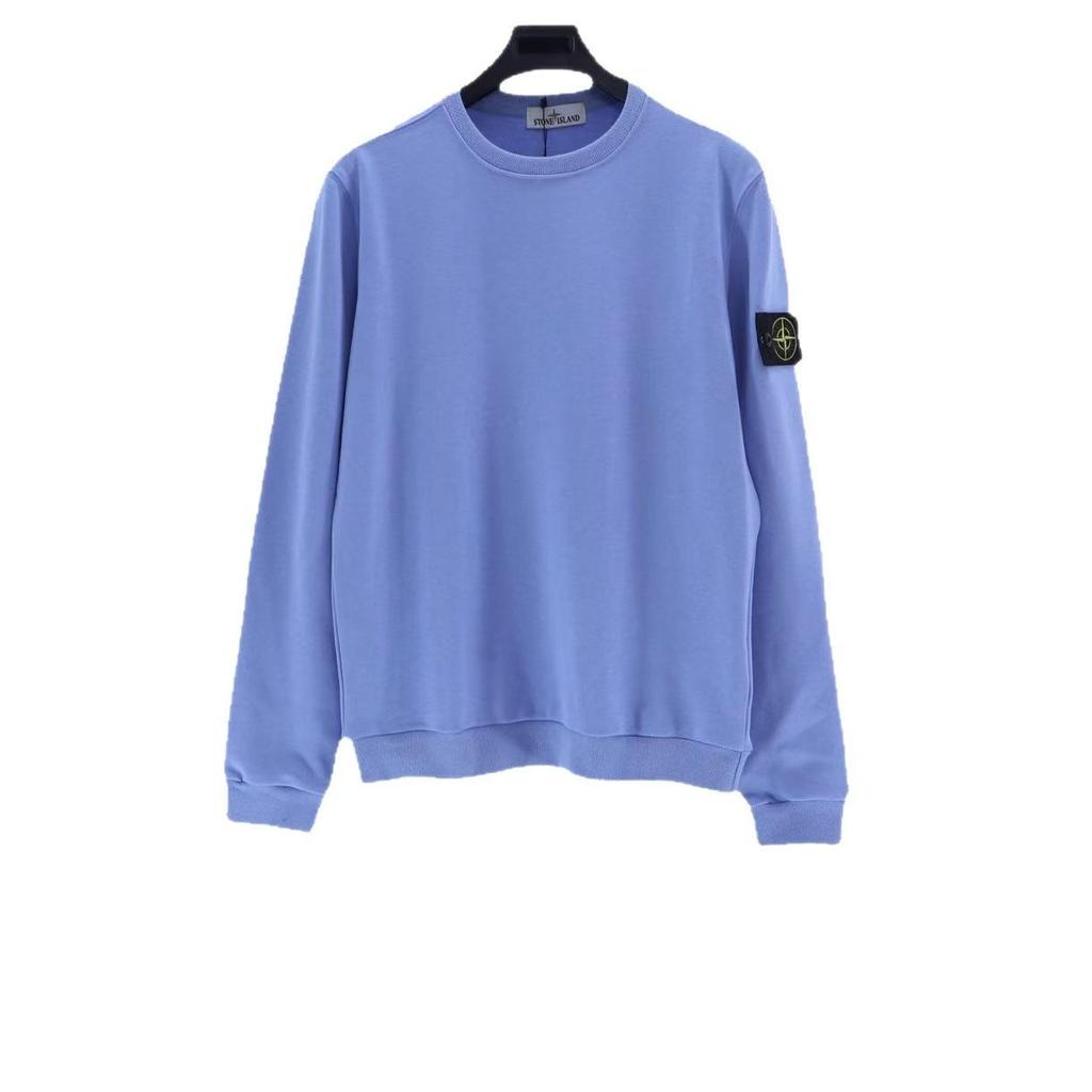 Stone Island Basic Badge Unisex Rundhals-Fleece-Pullover