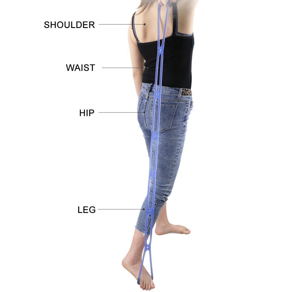 Multifunction Yoga Stretch Belt 7 Ring Fitness Rope Band  Arm Workout
