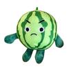 Watermelon Plush Keychain Cute Fruit-Themed Stuffed Toy with Funny Faces Cute Bag Charm Pendant Adorable Gift for Friends Kids
