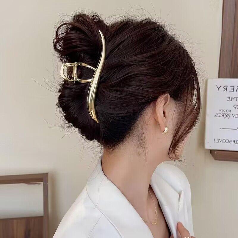Koreanische S-Form Haarklammern für Frauen Vintage Metall Haarnadeln Haarspangen Barrettes Mädchen Mode Haaraccessoires Kopfschmuck