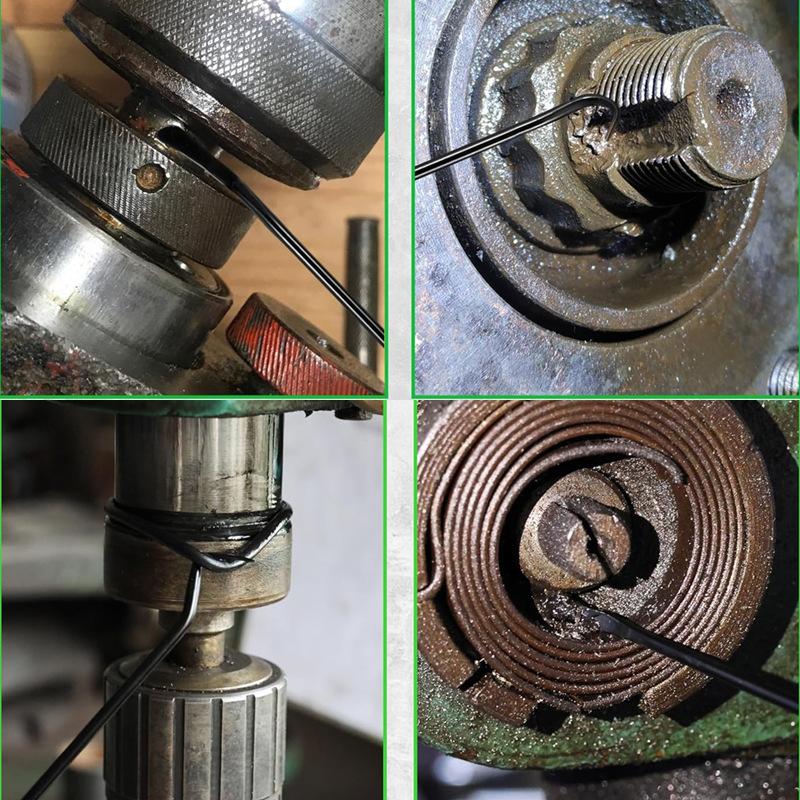 Green Hook Auto Repair Tools Oil Seal Hook Screwdriver Puller 12-piece/10-piece/8-piece/6-piece Repair Tool Set