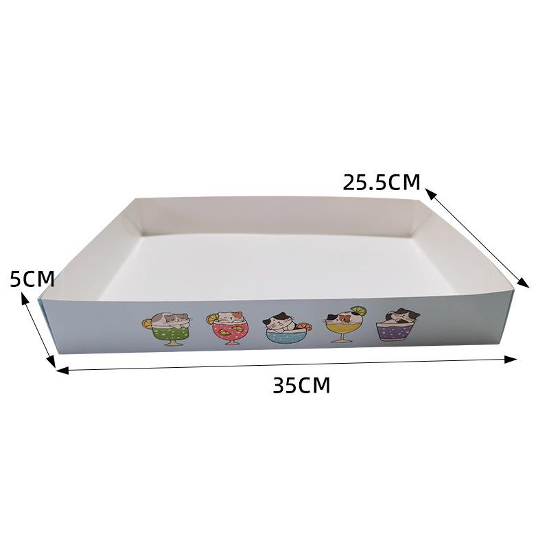 Disposable Foldable Thickened Cat Litter Box for Travel and Foster Care