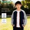 Frog Prince Boys' Color-Block Baseball Jacket