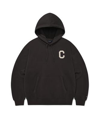 C Logo Hoodie Charcoal