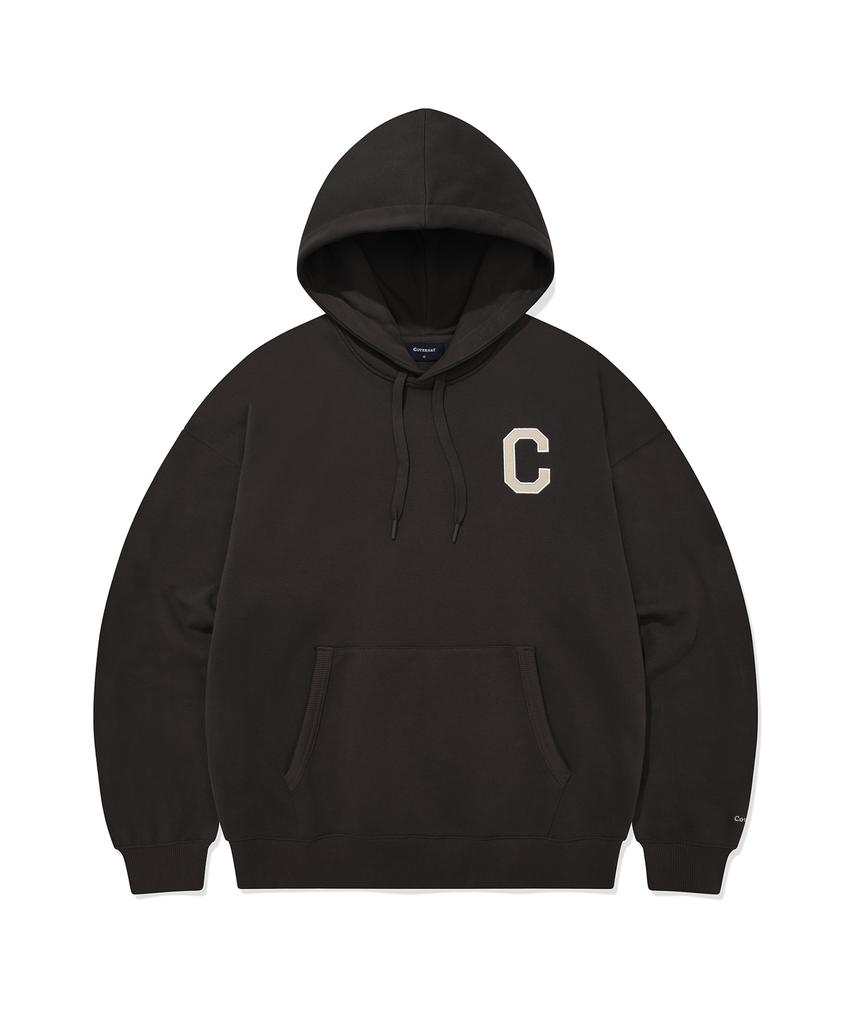 C Logo Hoodie Charcoal