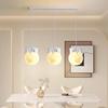 Panda Pendant Light 3D Moon Planet Hanging Lamp Bear Rabbit Chandelier with G9 LED