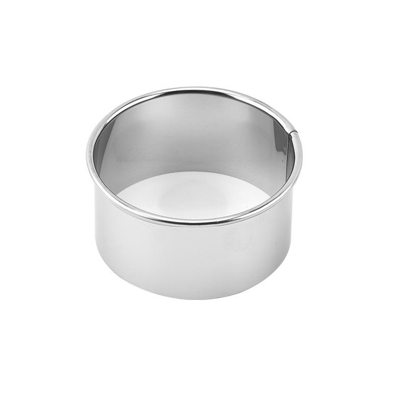 Stainless Steel Mousse Ring Cake and Dumpling Cutting Mold, Biscuit Mold, Kitchen Baking Tool.