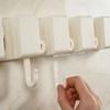 5 Hook Mop Clip Wall Mounted Broom Mop Holder Durable Broom Organizer Clip  Bathroom