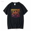 Monster Magnet Banda de Rock Americana Hitchman Camiseta S 2XL vintage Lavada Confortável Unisex gráfica Esticada Casual homem